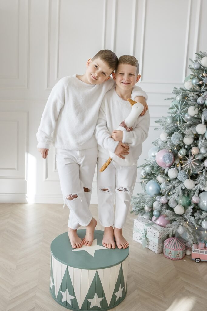 broliai kaledine fotosesija