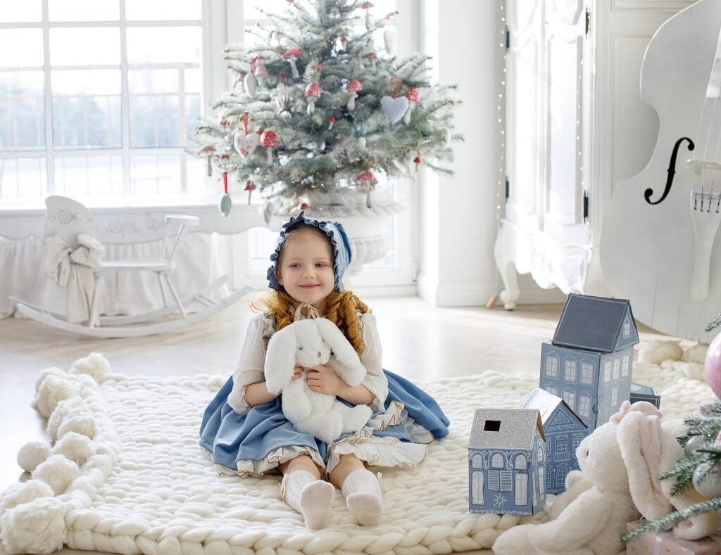 vaikas kaledine fotosesija