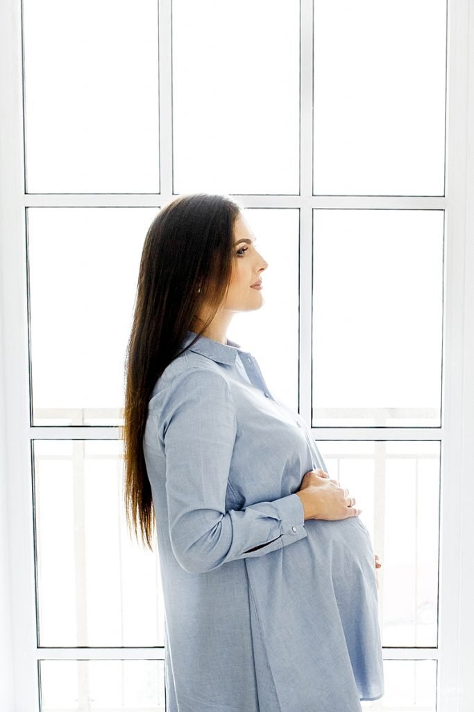 laukimo fotosesija studijoje